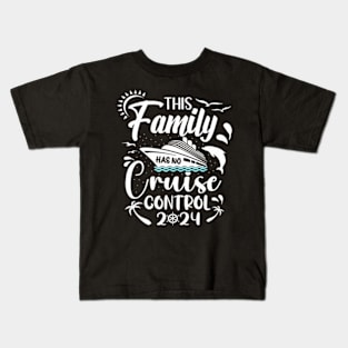 Family Cruise 2024 Making Memories Together Summer Trip Kids T-Shirt